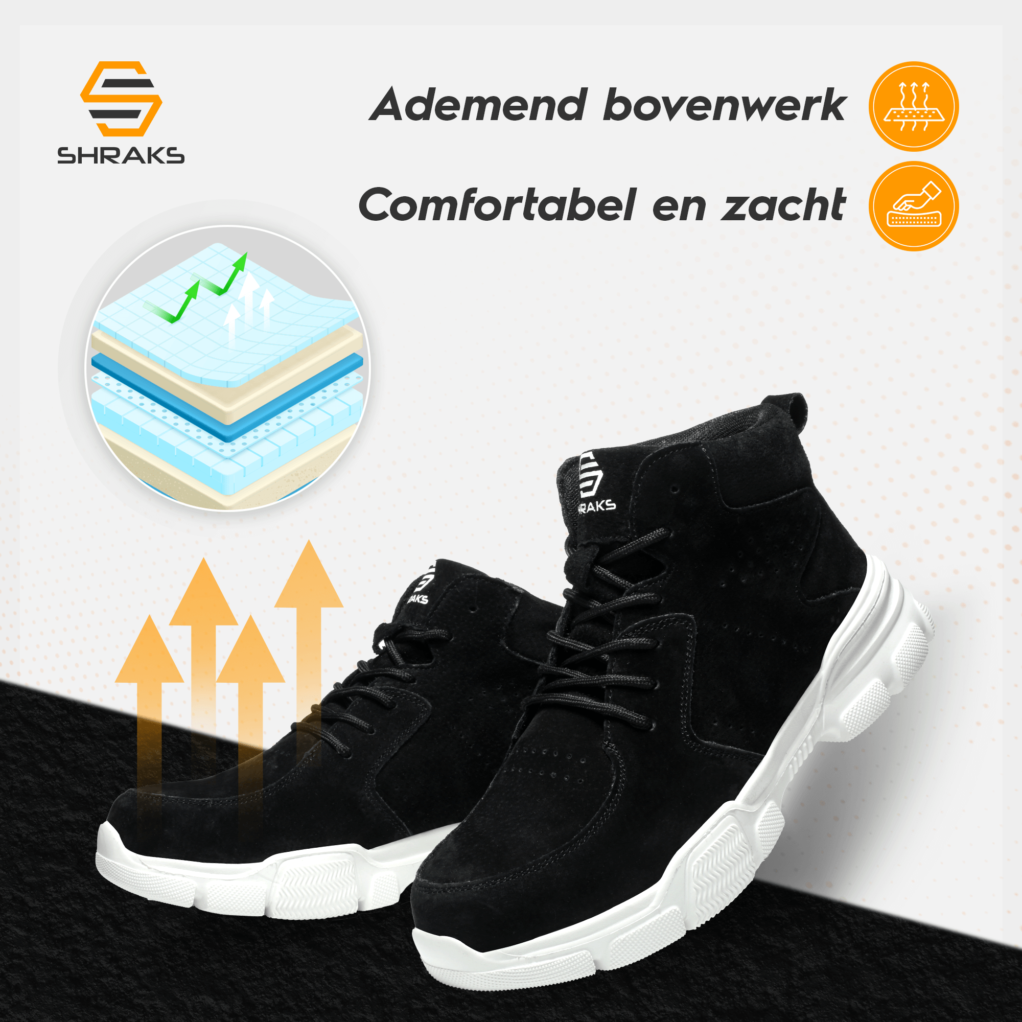 Shraks™ Stride Werkschoenen - Shraks